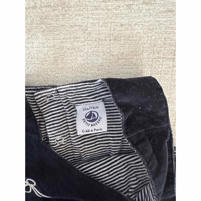 PETIT BATEAU(プチバトー)のプチバトー　オーバーオール キッズ/ベビー/マタニティのベビー服(~85cm)(パンツ)の商品写真