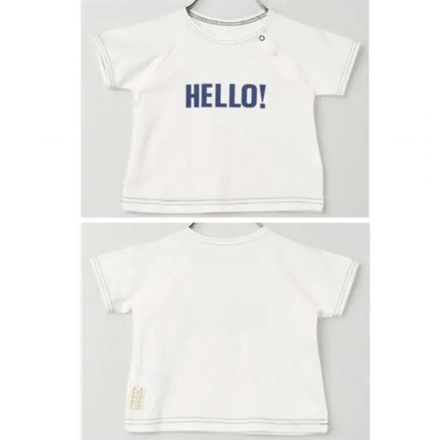 COCO WALK(ココウォーク)のココウォーク COCO WALK BABY ハロー Tシャツ ベビー 80 NV キッズ/ベビー/マタニティのベビー服(~85cm)(Ｔシャツ)の商品写真