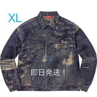 supreme denim logo chore coat 青M