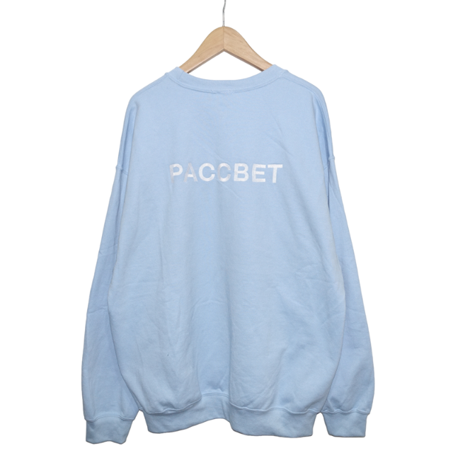 PACCBET LOGO CREW NECK LIGHT BLUE