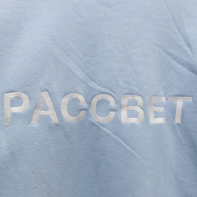 PACCBET LOGO CREW NECK LIGHT BLUE 4