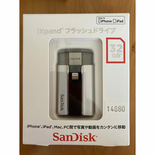 サンディスク(SanDisk)の【新品】SanDisk フラッシュドライブ　32GB(PC周辺機器)