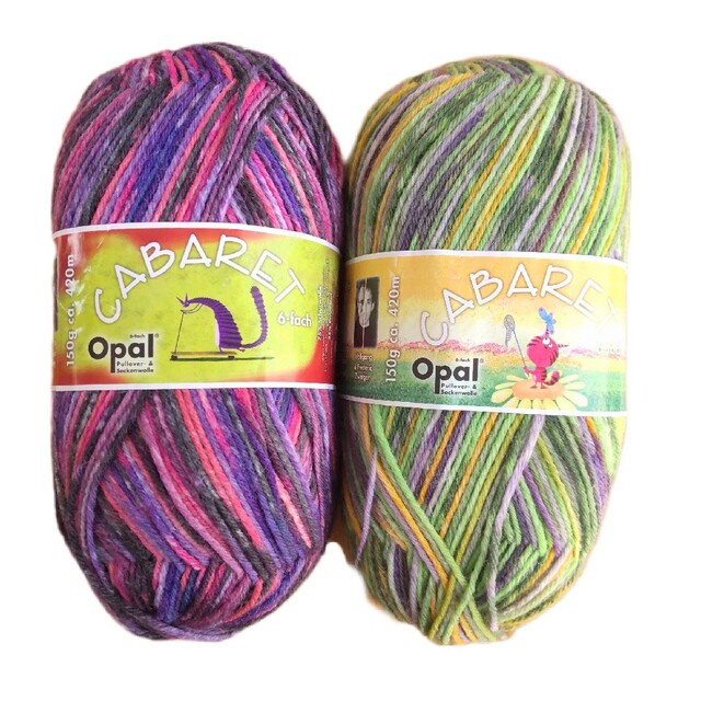軽量+ストレッチ性+吸水速乾 Opal オパール キャバレー 6ply