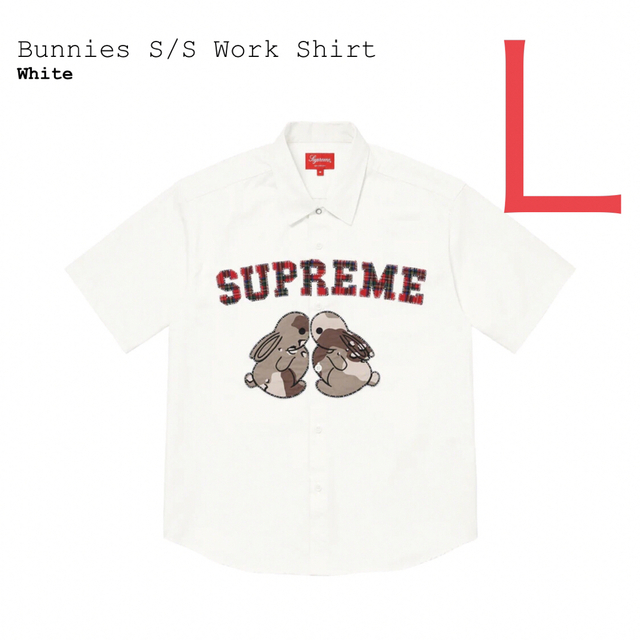 BunniesSSSupreme Bunnies S/S Work Shirt Ｌ