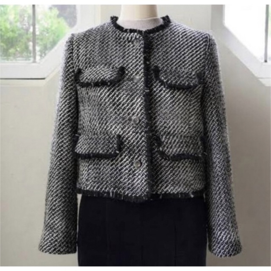 Her lip to - 本日処分Wool-Blend Fancy Tweed Jacketの通販 by S