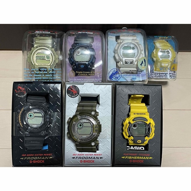 G-SHOCK(ジーショック)の【期間限定値下げ】G-SHOCK メンインシリーズフロッグマンほか　計7品 メンズの時計(腕時計(デジタル))の商品写真