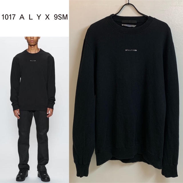 1017 ALYX 9SM アリクス CREW NECK VISUAL ブラック | ochge.org