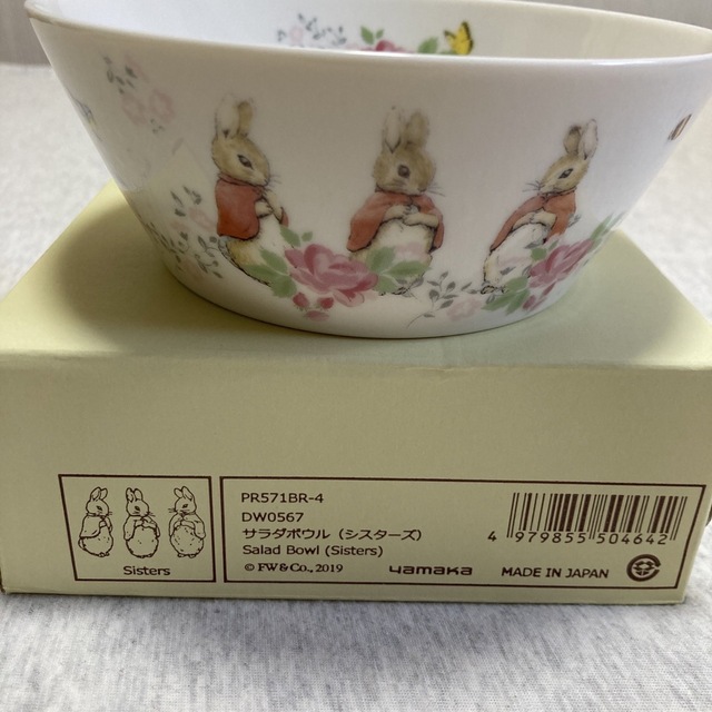 PETER RABBIT（TM）(ピーターラビット)のピーターラビット　サラダボール　2個 インテリア/住まい/日用品のキッチン/食器(食器)の商品写真