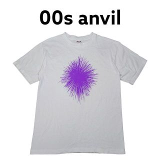 アンビル(Anvil)の00s anvil　ビッグプリント　アートTシャツ　古着　アンビル(Tシャツ/カットソー(半袖/袖なし))