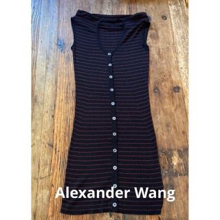 アレキサンダーワン(Alexander Wang)のアレキサンダー ワン Alexander Wang ワンピース xsmall美品(ミニワンピース)