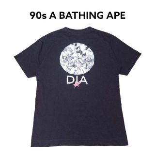 アベイシングエイプ(A BATHING APE)の90s アベイシングエイプ　両面ビッグプリント　Tシャツ　古着　APE　裏原(Tシャツ/カットソー(半袖/袖なし))