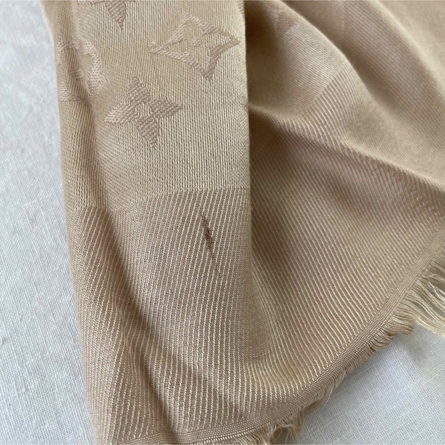 LOUIS VUITTON - Louis Vuitton ストール モノグラム ベージュの LOUIS VUITTON - Louis Vuitton ストール モノグラム ベージュの