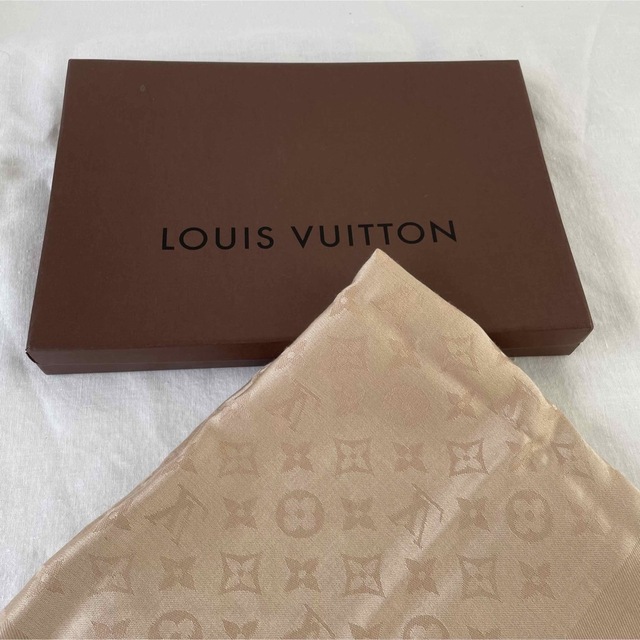 LOUIS VUITTON - Louis Vuitton ストール モノグラム ベージュの LOUIS VUITTON - Louis Vuitton ストール モノグラム ベージュの