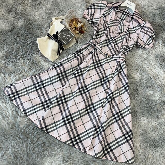 ♡バーバリーブルーレーベル♡極美品 ノバチェック ワンピース ♡バーバリーブルーレーベル♡極美品 ノバチェック ワンピース