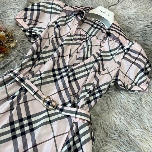 ♡バーバリーブルーレーベル♡極美品 ノバチェック ワンピース ♡バーバリーブルーレーベル♡極美品 ノバチェック ワンピース