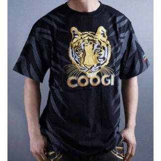 クージー(COOGI)の【COOGI】Tiger 刺繍 Tシャツ☆L☆ブラック(Tシャツ/カットソー(半袖/袖なし))