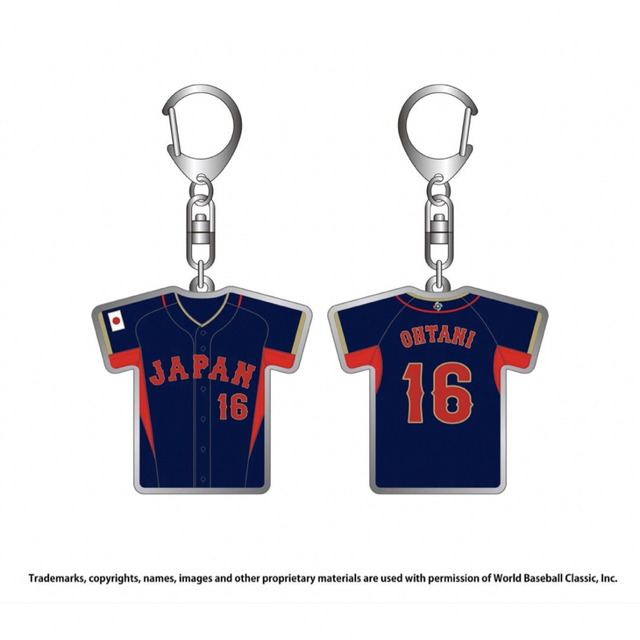 MIZUNO - 国内正規品受注生産2023WBC選手ユニフォーム型キーホルダー