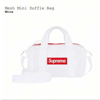 シュプリーム(Supreme)の23SS Supreme Mesh Mini Duffle Bag 白 新品(ショルダーバッグ)