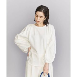 ビューティアンドユースユナイテッドアローズ(BEAUTY&YOUTH UNITED ARROWS)のアルすず様専用B&YアローズOUDビッグスリーブカットソー新品未使用パフスリーブ(カットソー(長袖/七分))