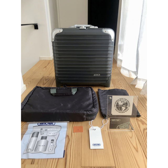 バッグRIMOWA/リモワ キャリーケース 旧ロゴ 付属品多数 ビジネストロリー