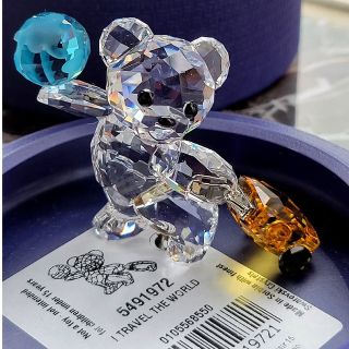 スワロフスキー(SWAROVSKI)のスワロフスキー『Kris Bear/I Travel the World』箱つき(置物)