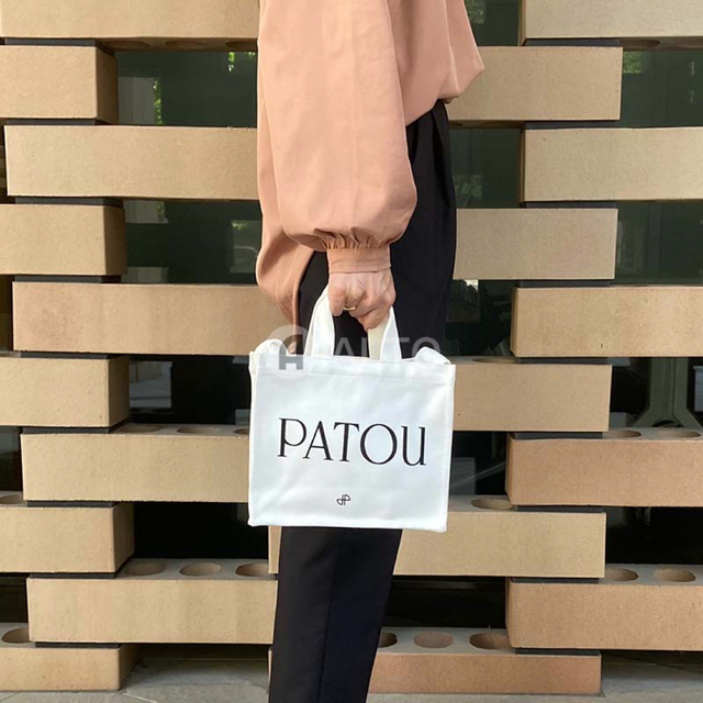 PATOU   PATOU パトゥ オーガニックコットン スモール ショルダー