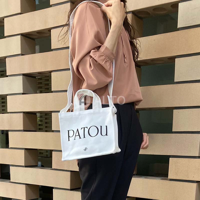 PATOU パトゥ  オーガニックコットン スモール ショルダーバッグ