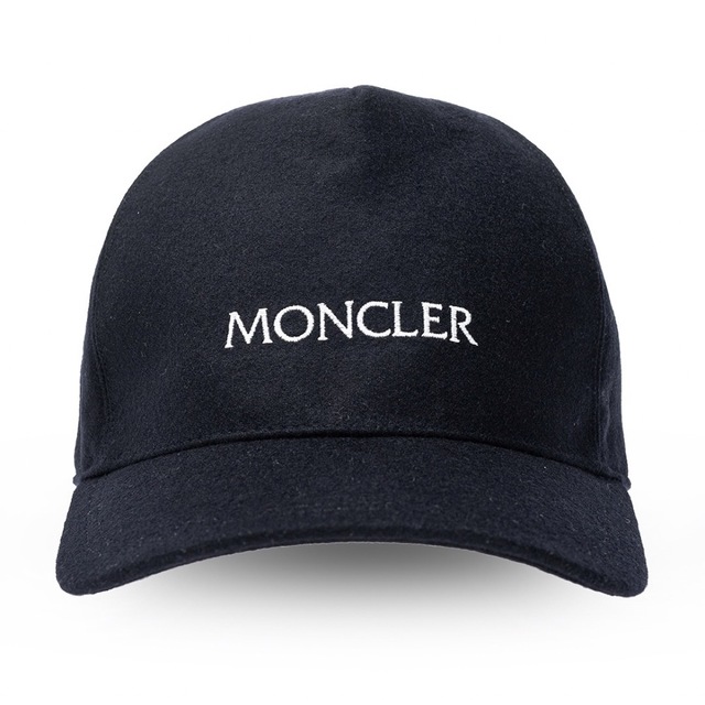 キャップ ☆希少☆ MONCLER キャップ 帽子 ニット ロゴ モンクレール
