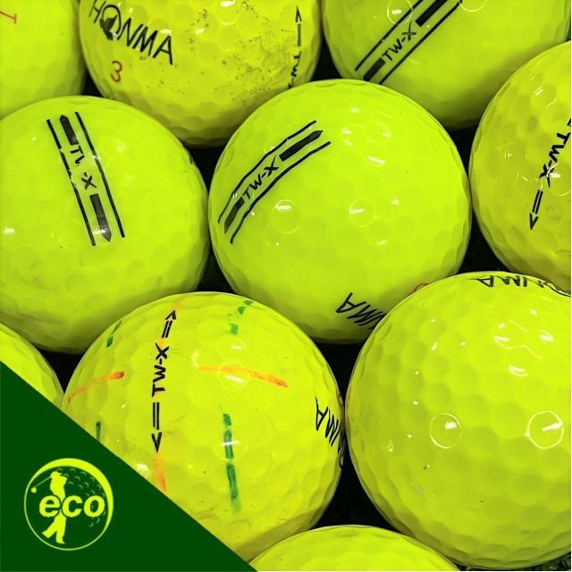 日本人気超絶の HONMA TW-X 黄 ロストボール 24球 HONMA TW-X 黄 ロストボール 24球