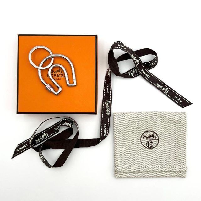 交換無料! Hermes 【未使用品】エルメス キーホルダー キーリング