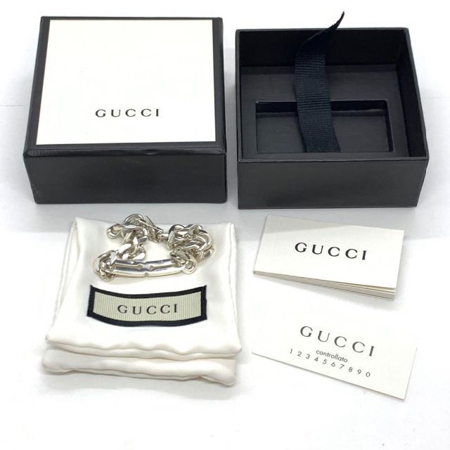 Gucci - GUCCI プレートタイプ ノットブレスレット #0578.154の通販 by