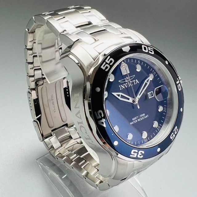 INVICTA - インビクタ 腕時計 メンズ シルバー ブラック 新品 おしゃれ