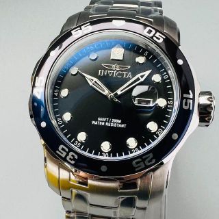 INVICTA - インビクタ 腕時計 メンズ シルバー ブラック 新品 おしゃれ