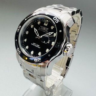 INVICTA - インビクタ 腕時計 メンズ シルバー ブラック 新品 おしゃれ