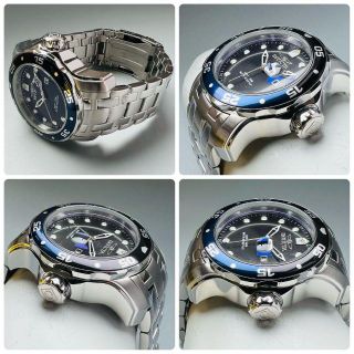 INVICTA - インビクタ 腕時計 メンズ シルバー ブラック 新品 おしゃれ