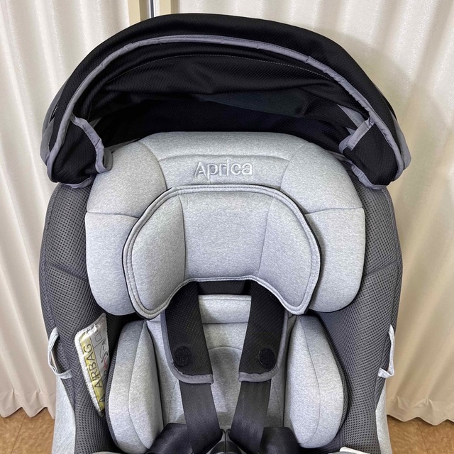 クリーニング済　☆綺麗☆　アップリカ　クルリラ　ISOFIX　回転式　グレー 6