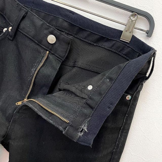 即完売】ジュンハシモト×EDWIN コラボ ストレッチ ブラックデニム