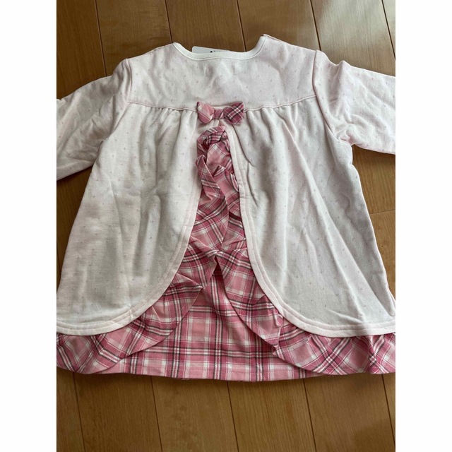 coeur a coeur(クーラクール)のクーラクール秋物チュニック100㎝ キッズ/ベビー/マタニティのキッズ服女の子用(90cm~)(Tシャツ/カットソー)の商品写真