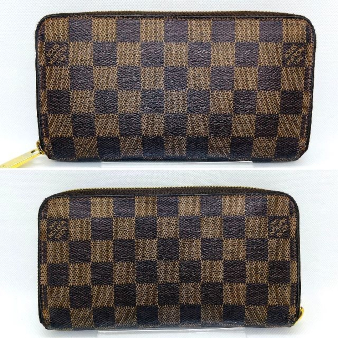 LOUIS VUITTON(ルイヴィトン)の【美品】ルイヴィトン ダミエ ジッピーウォレット ラウンドファスナー 長財布 レディースのファッション小物(財布)の商品写真