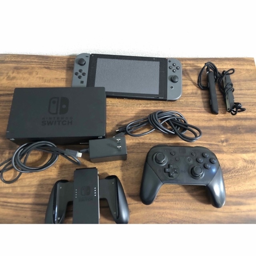 Nintendo Switch JOY-CON グレー 本体  HAC-S-KA