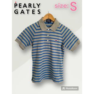 パーリーゲイツ(PEARLY GATES)のパーリーゲイツ レディース 半袖 ポロシャツ ボーダー S(ウエア)