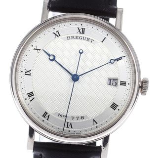 ブレゲ(Breguet)のブレゲ Breguet 5177BB/15/9V6 クラシック シリシオン K18WG デイト 自動巻き メンズ 箱付き_708482(腕時計(アナログ))