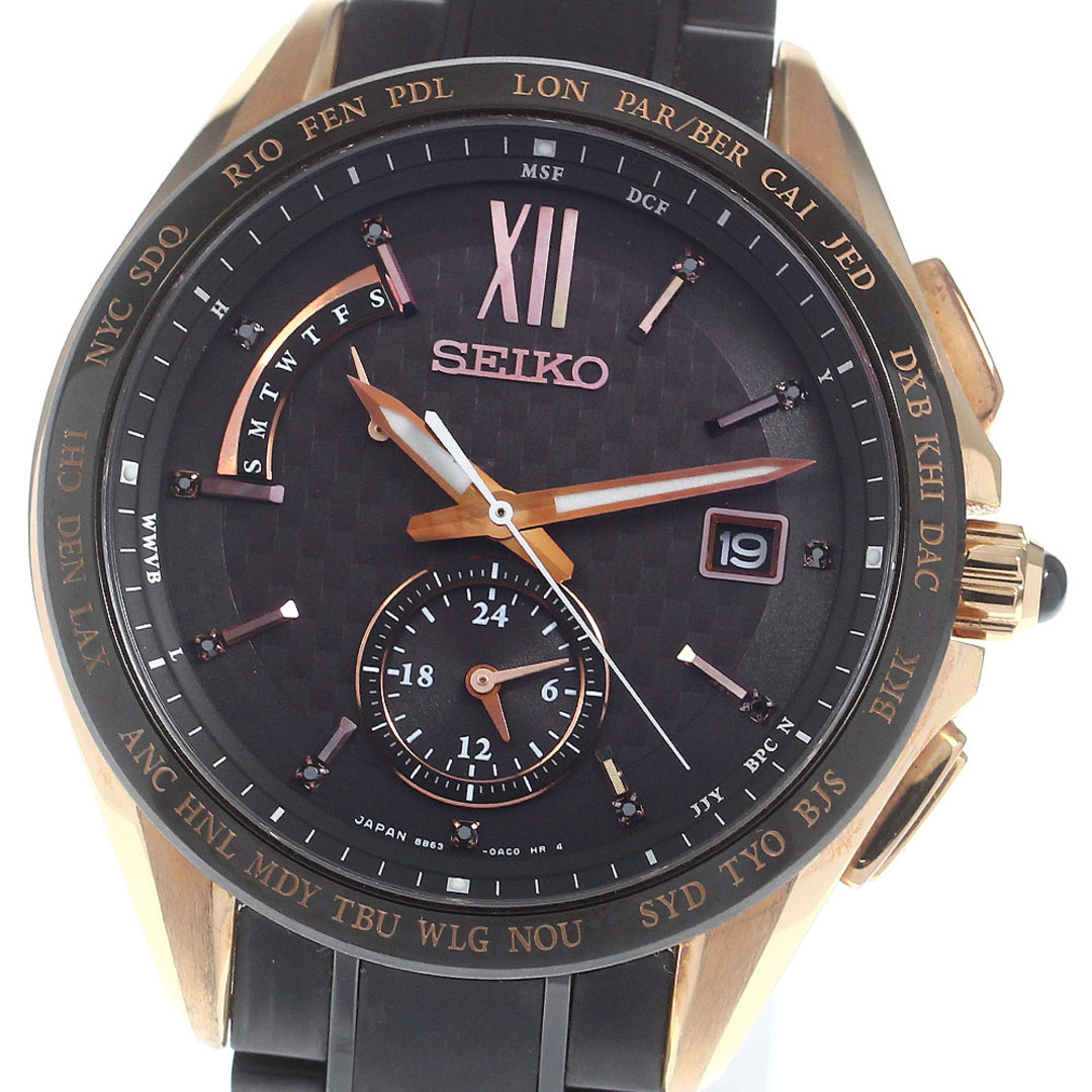 52800機能特徴セイコー SEIKO SAGA254/8B63-0AJ0 ブライツ フライトエキスパート 2018限定モデル ソーラー電波 メンズ 箱・保証書付き_752884