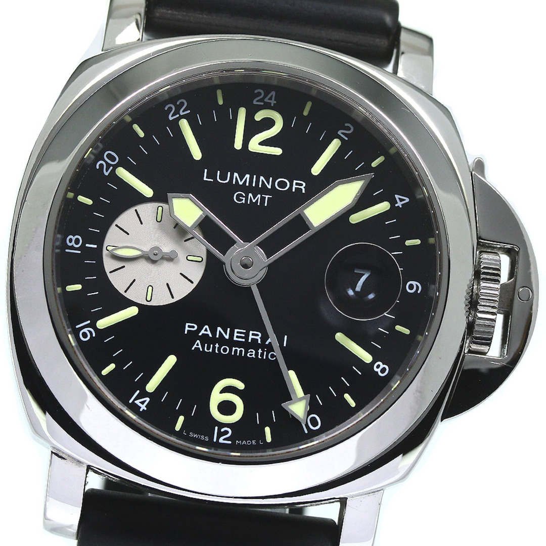 ベルト訳あり パネライ PANERAI PAM00088 ルミノール GMT デイト スモールセコンド 自動巻き メンズ 箱・保証書付き_751870商品情報ブランド