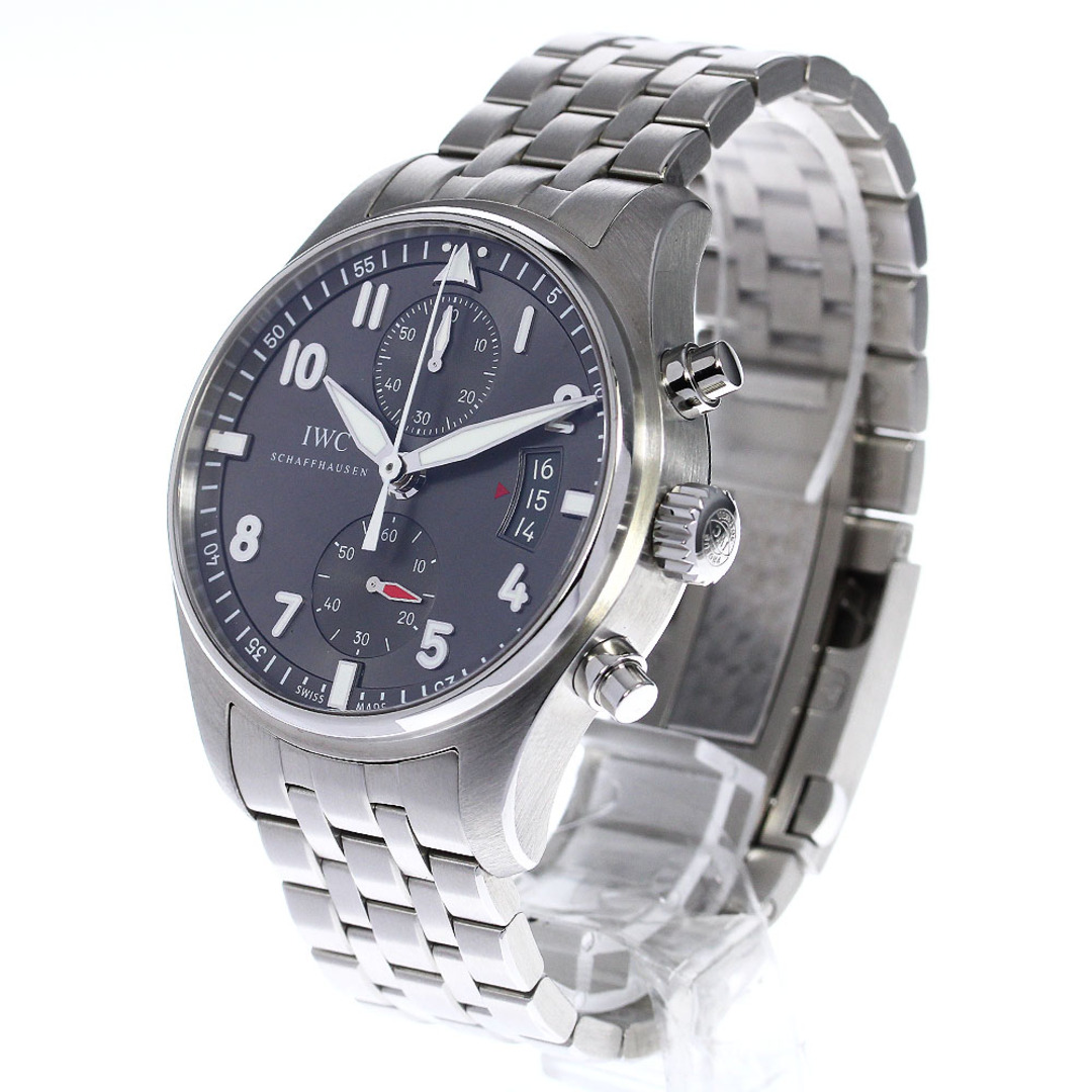 IWC IWC SCHAFFHAUSEN IW387804 パイロットウォッチ スピットファイア クロノグラフ 自動巻き メンズ 美品 保証書付き_750282