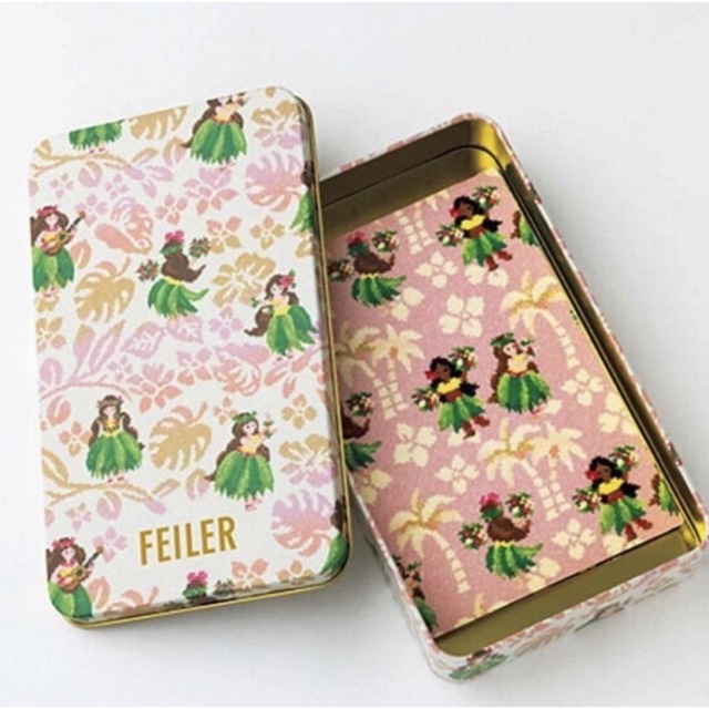 FEILER(フェイラー)のFEILER 缶ボックス&ポストカード インテリア/住まい/日用品のインテリア小物(小物入れ)の商品写真