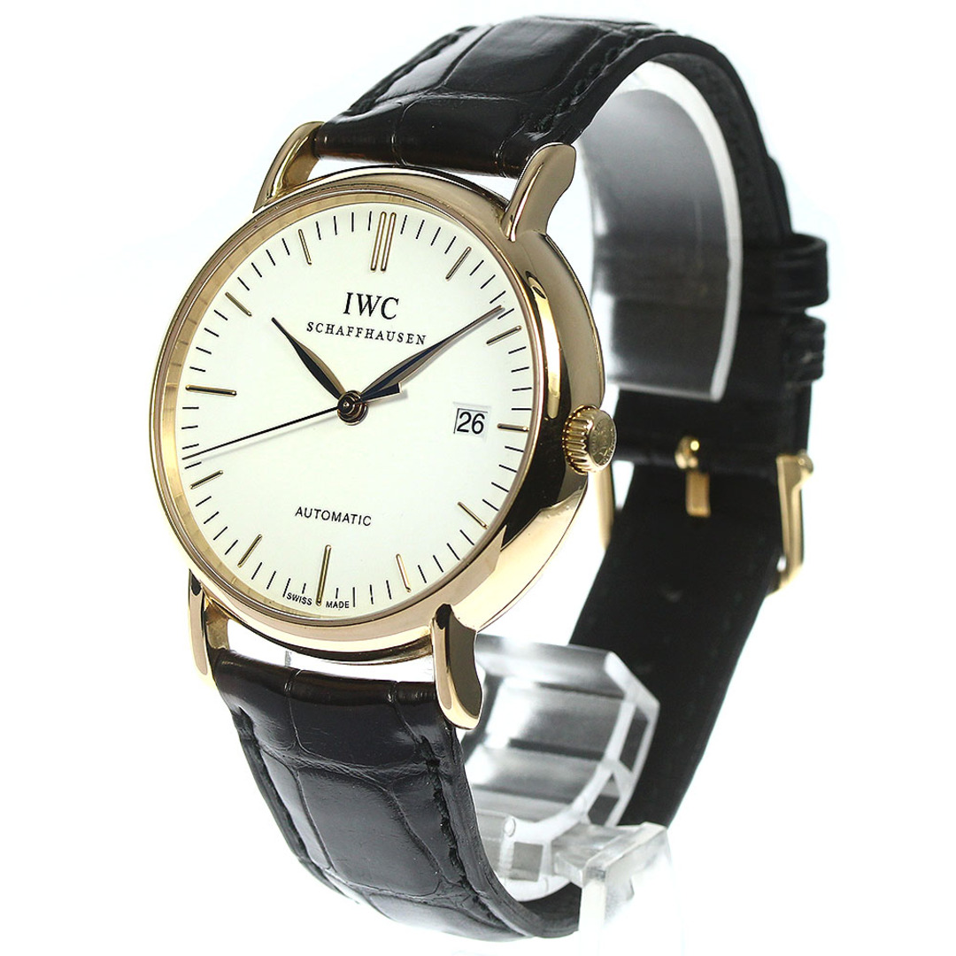 IWC IWC SCHAFFHAUSEN IW356302 ポートフィノ K18PG デイト 自動巻き メンズ 良品 _750779