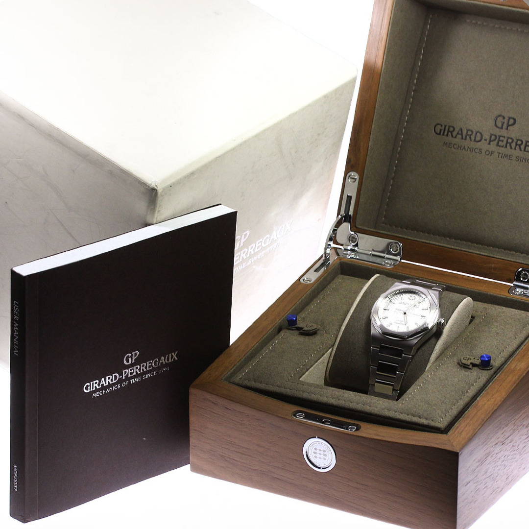 GIRARD-PERREGAUX(ジラールペルゴ)のジラール・ペルゴ GIRARD-PERREGAUX 81005-11-131-11A ロレアート デイト 自動巻き メンズ 箱付き_750580【中古】 メンズの時計(腕時計(アナログ))の商品写真