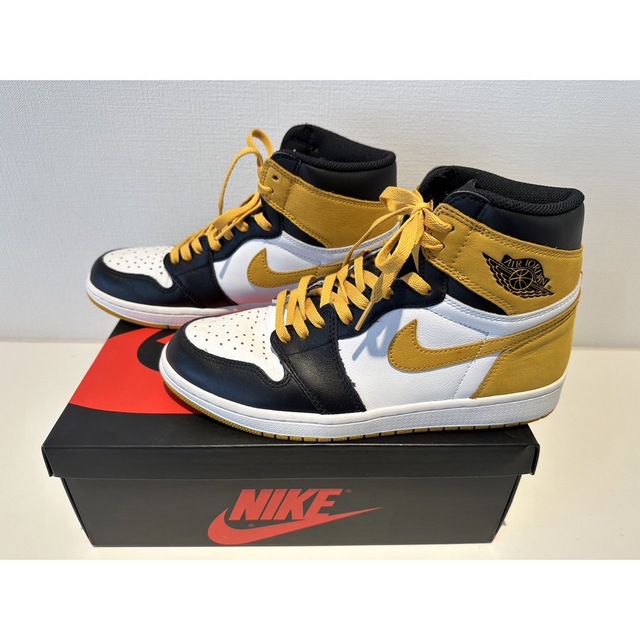 Jordan Brand（NIKE）(ジョーダン)の美品❗️JORDAN 1 RETRO HIGH OG YELLOW OCHRE メンズの靴/シューズ(スニーカー)の商品写真