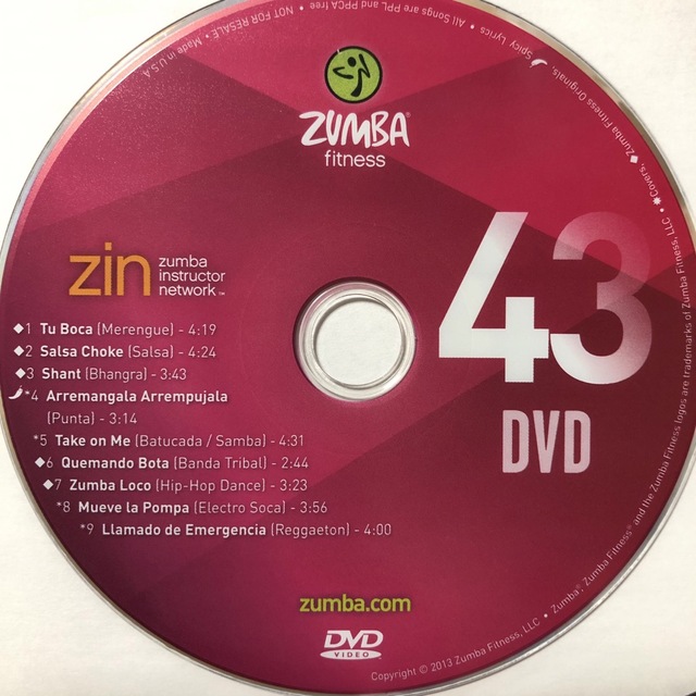 ZUMBA、zin.CD. DVD 通販